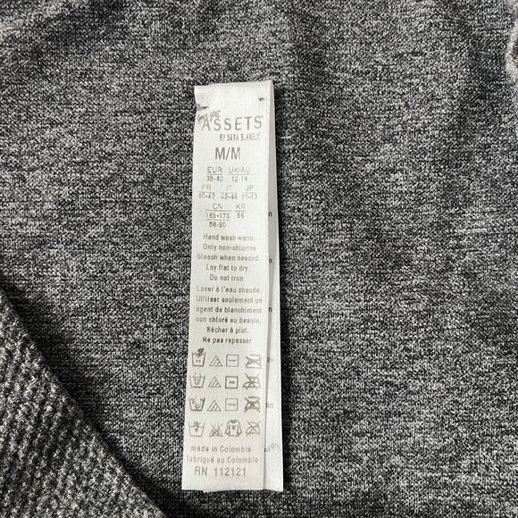 Assets Sara Blakey Stirrup Womens Leggings Sz M Shapewear Seamless Compression - Picture 9 of 10